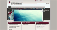 Desktop Screenshot of meitechinc.com
